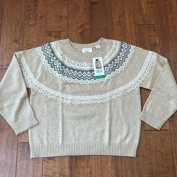 NWT Weatherproof Vintage Fairisle Sweater Size XL - Picture 5 of 10